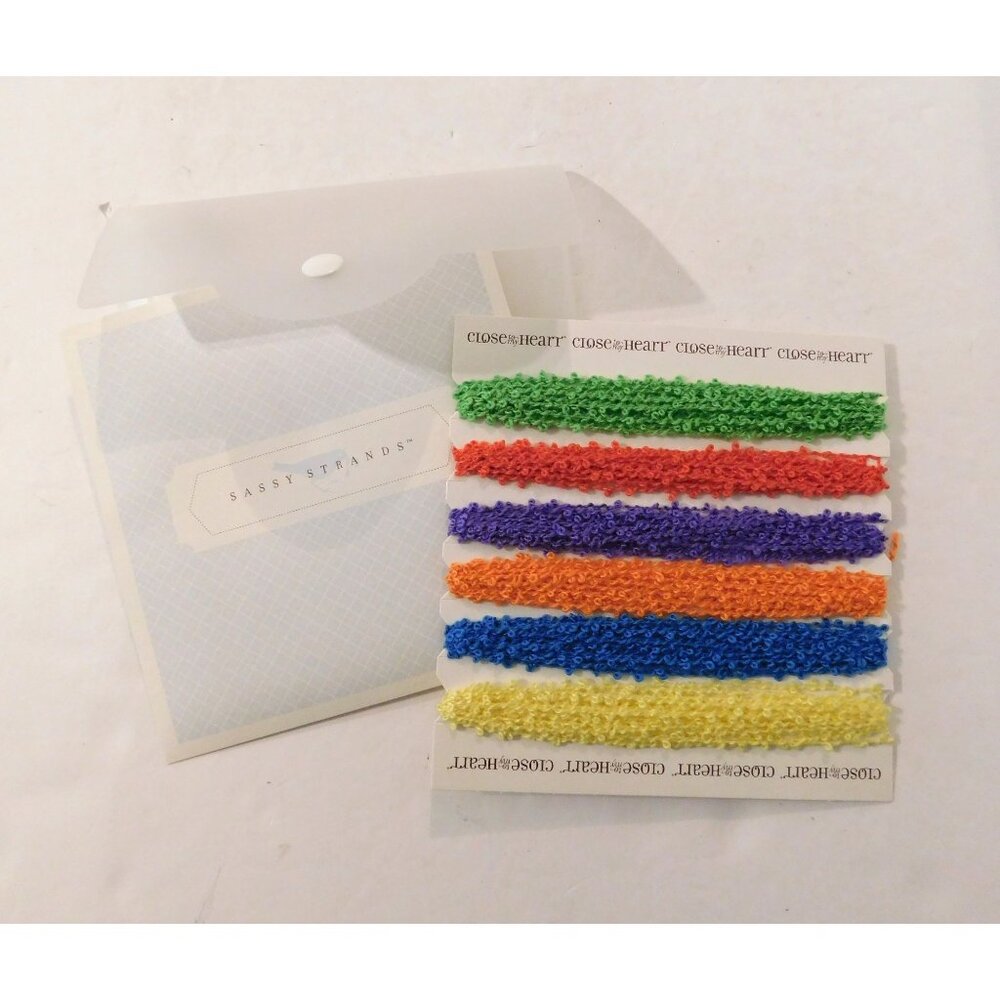 Close To My Heart Sassy Strands Summer Carnival Yarn Set Z464 Scrapbook Crafts